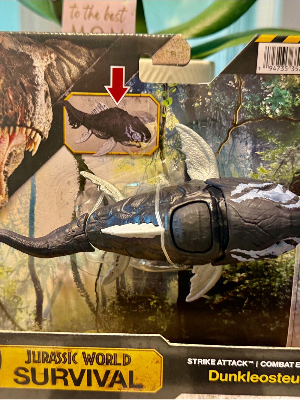Survival Dunkleosteus Action Figure - Black & White